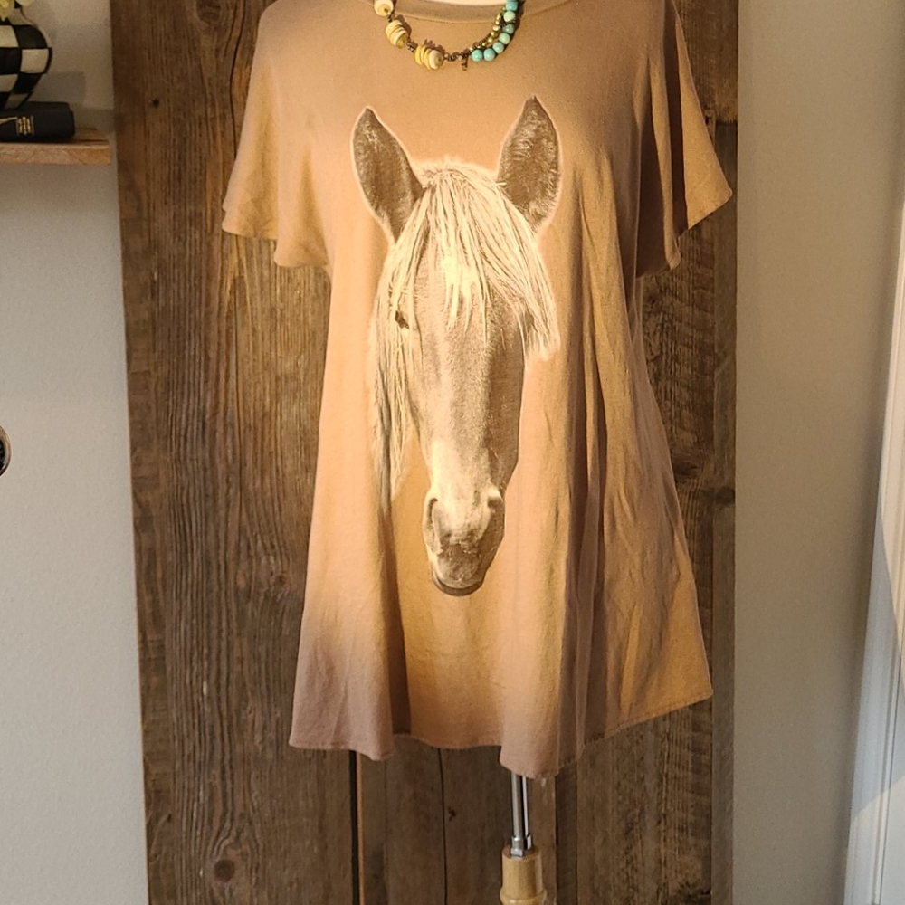 Wildfox  oversize graphic T shirt , with low back